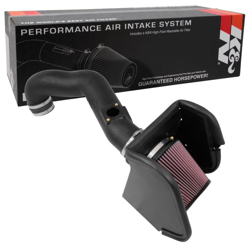 Nissan Titan Performance Air Intake - K&N Engineering - 63 Series Aircharger - `16-`18